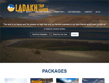 Tablet Screenshot of ladakhtripmaker.com